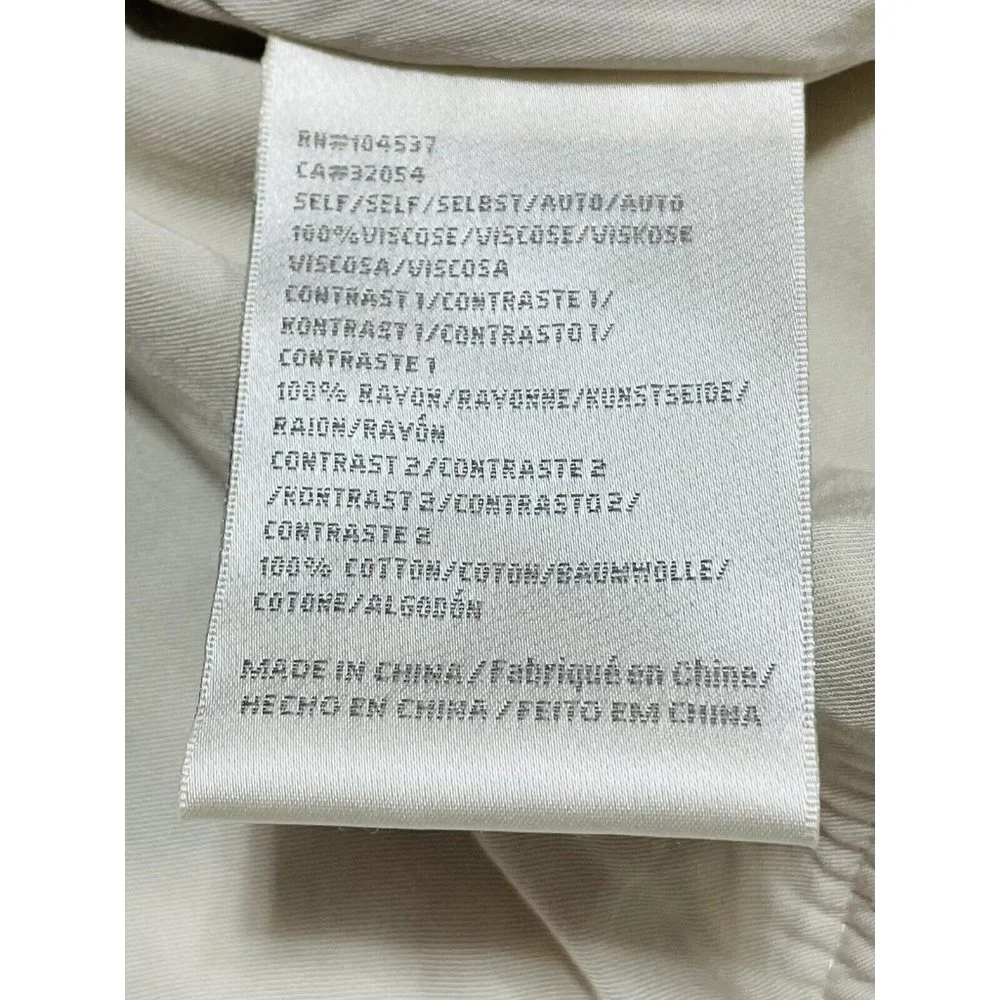 Anthropologie Tiny Editions Embroidered Viscose Zip Up Jacket Women’s  Medium - Picture 9 of 12